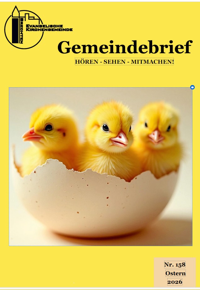 Die Osterausgabe unseres Gemeindebriefs jetzt online!